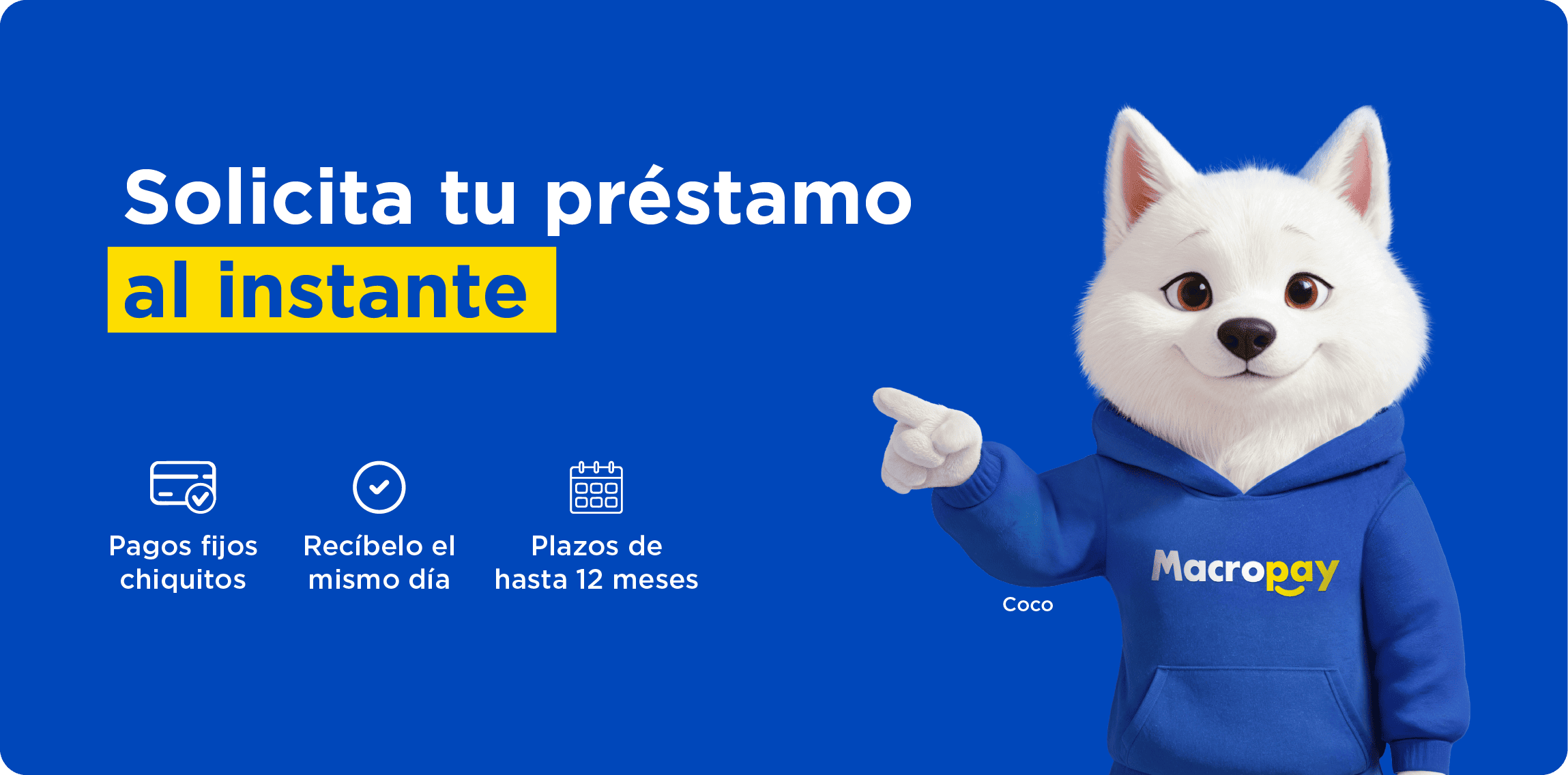 Préstamos Macropay. Fácil y rápido.