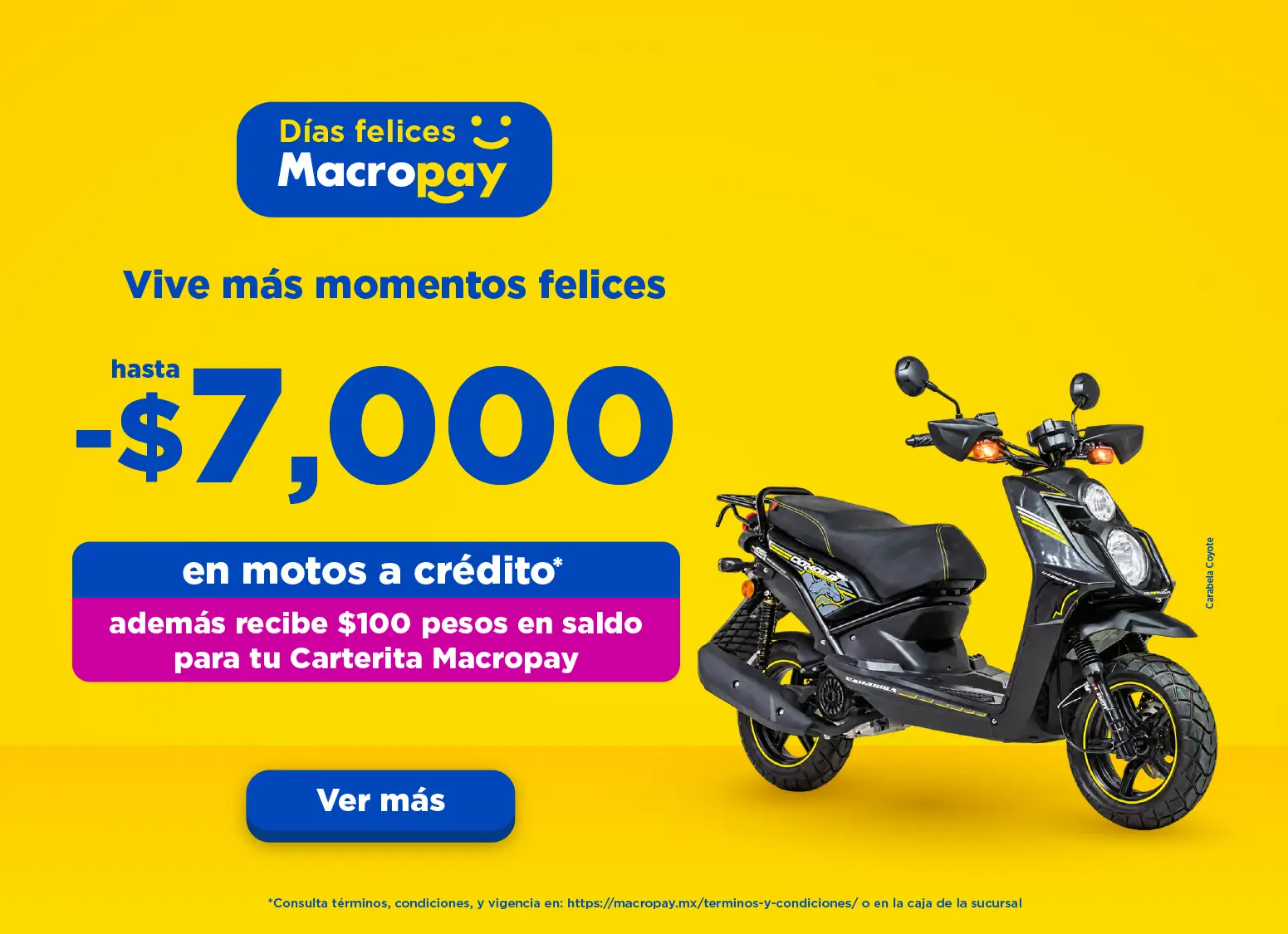 Macropay estrena a crédito motos a crédito