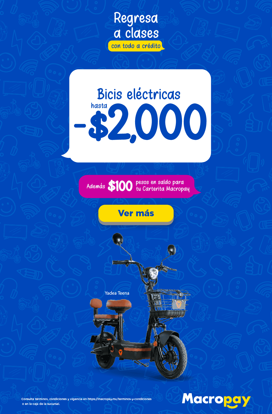Macropay estrena a crédito bicicletas eléctricas a crédito bicis eléctricas a crédito