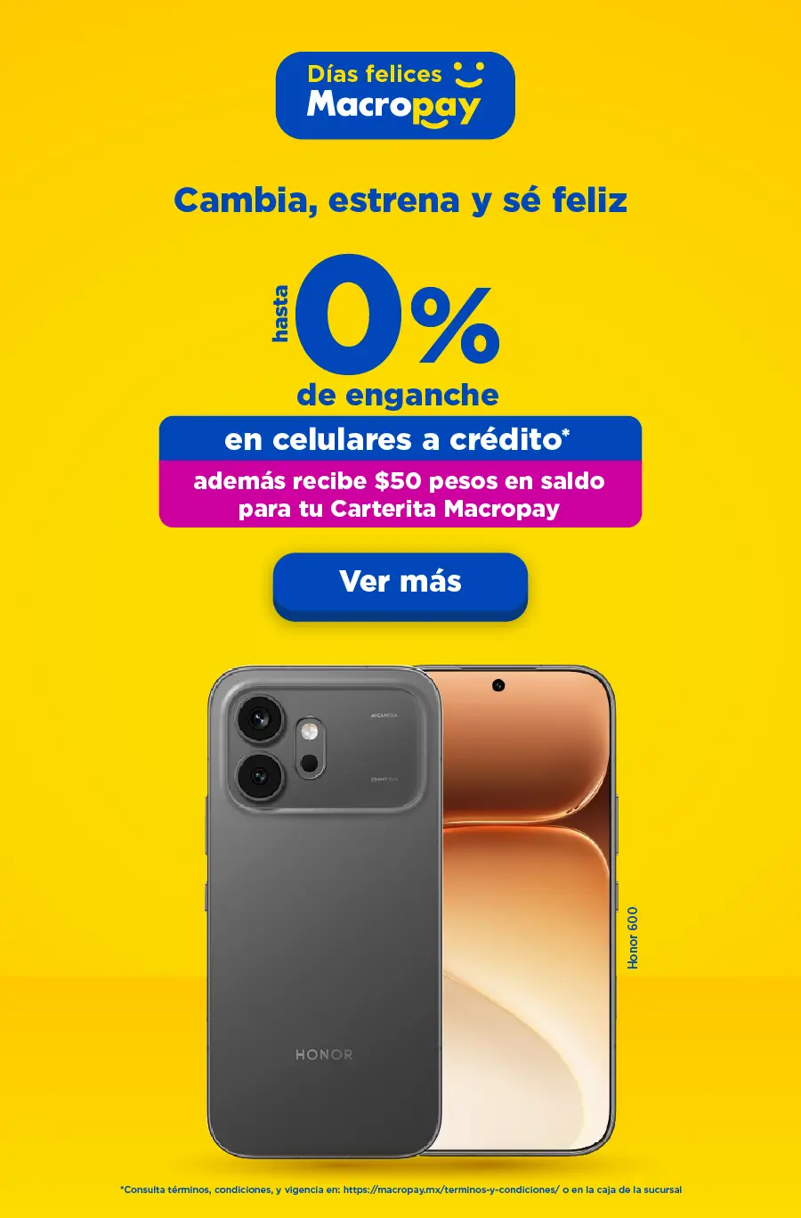 Macropay estrena a crédito celulares a crédito cero enganche