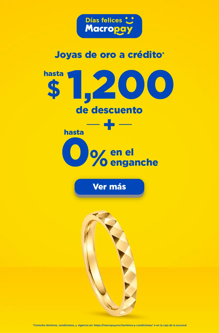 Macropay estrena a crédito joyas de oro a crédito