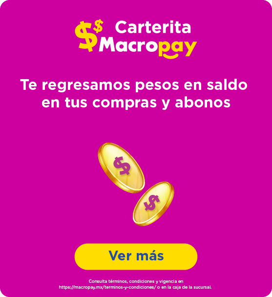 Macropay estrena a crédito carterita macropay programa de recompensas