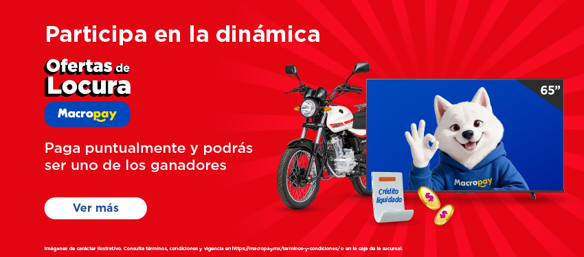 Macropay estrena a crédito racha ganadora