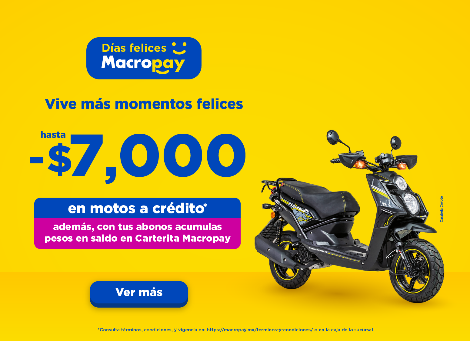 Macropay estrena a crédito motos a crédito