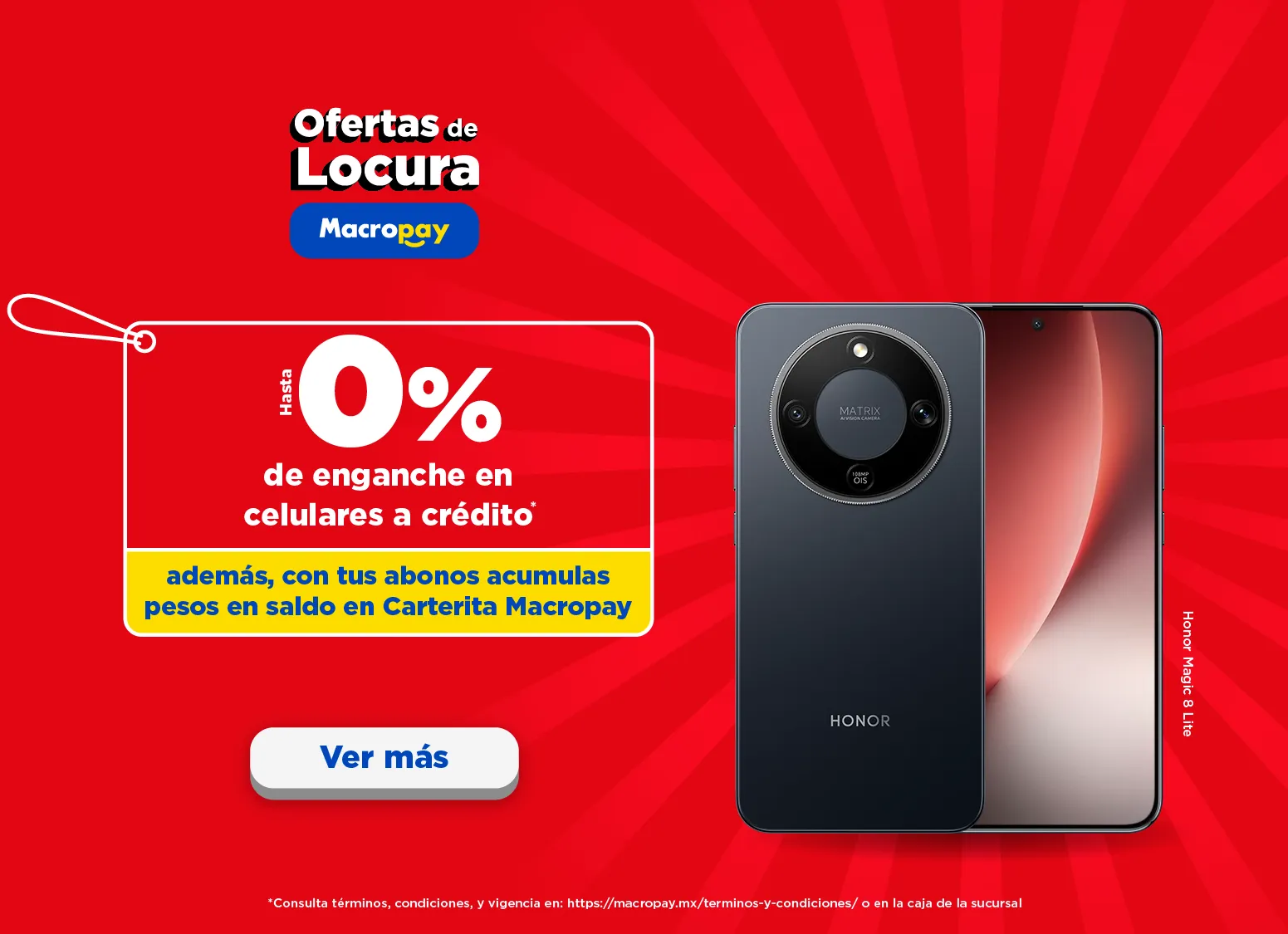 Macropay estrena a crédito celulares a crédito cero enganche