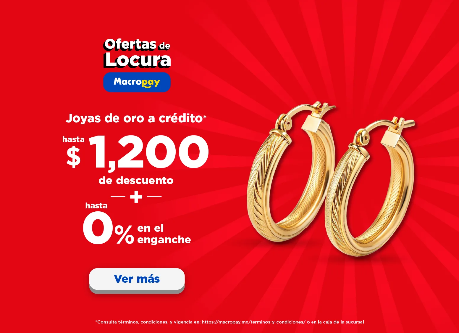 Macropay estrena a crédito joyas de oro a crédito