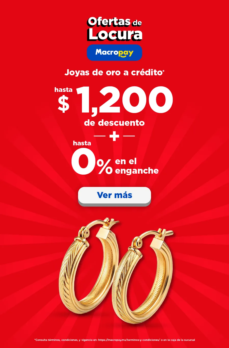 Macropay estrena a crédito joyas de oro a crédito