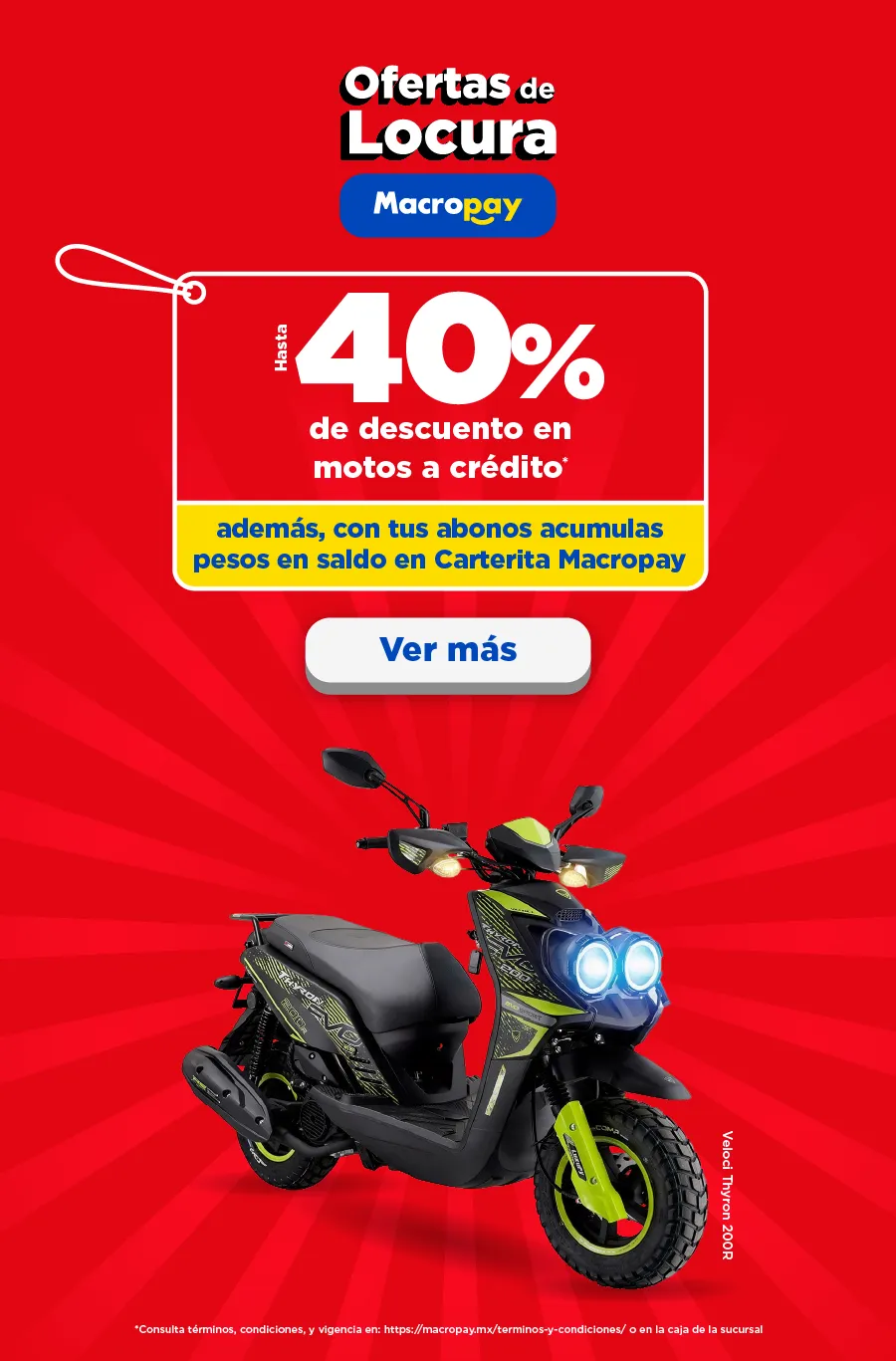 Macropay estrena a crédito motos a crédito motocicletas a crédito