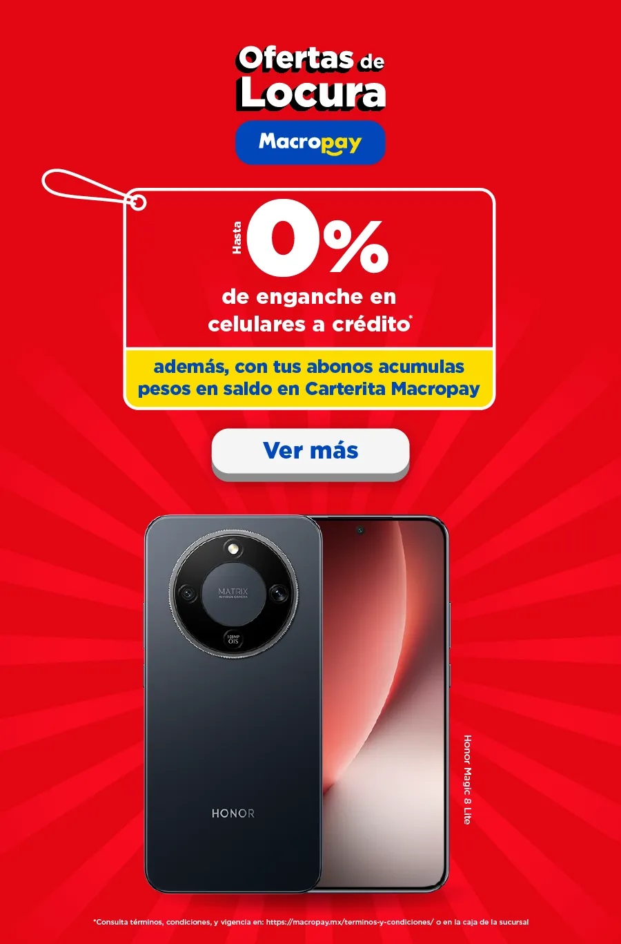 Macropay estrena a crédito celulares a crédito cero enganche