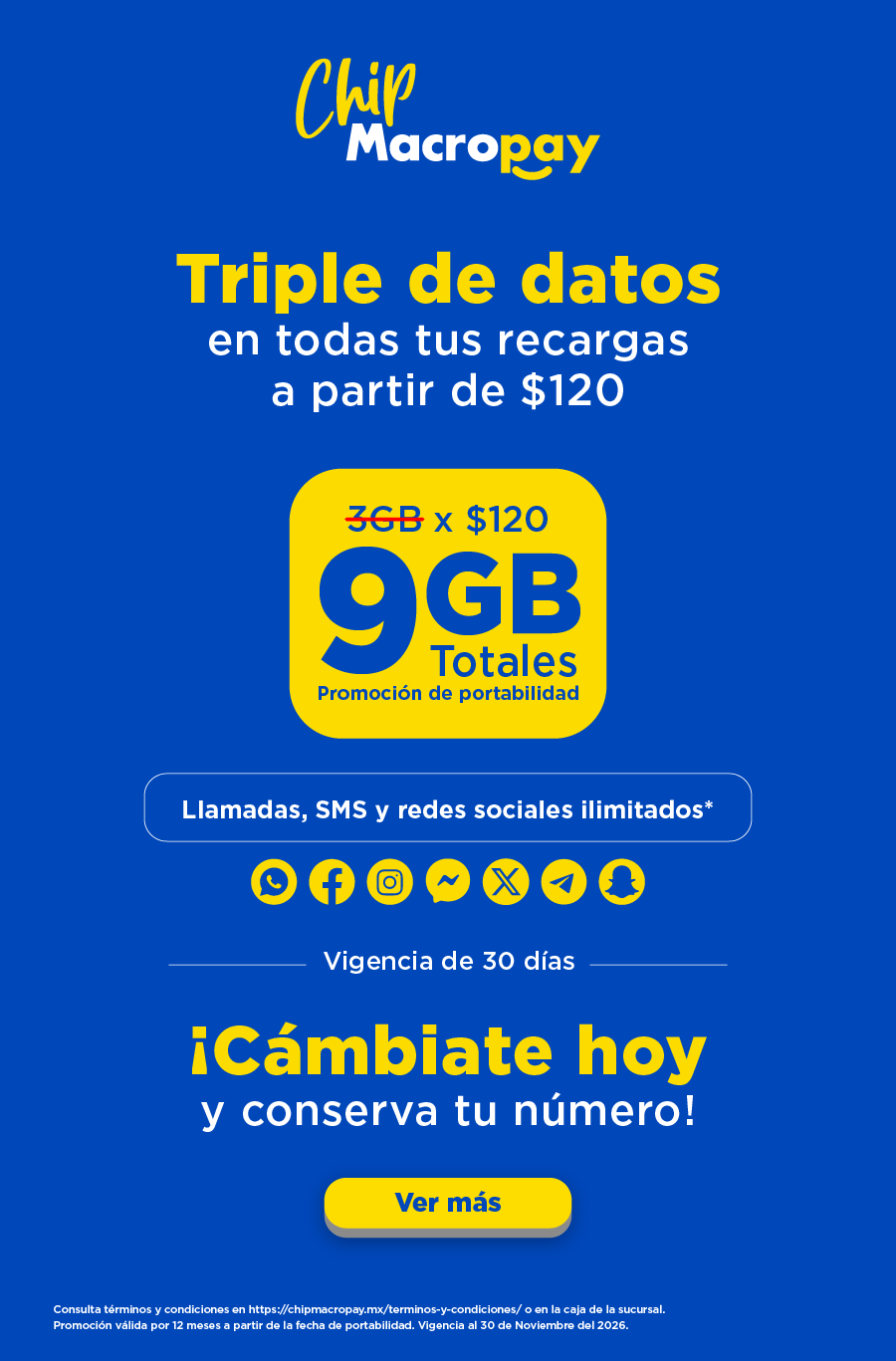 Macropay estrena a crédito chipmacropay