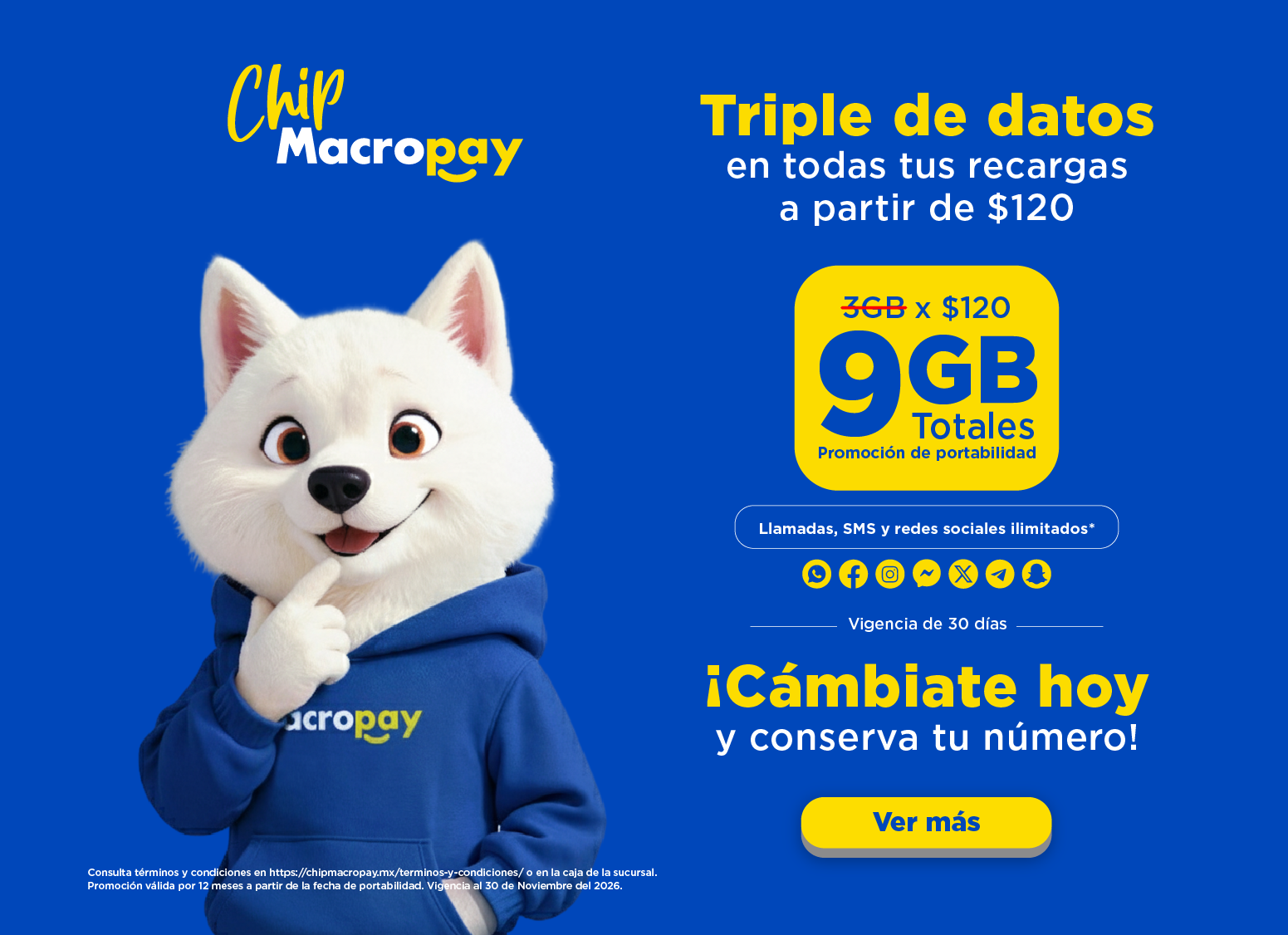 Macropay estrena a crédito chipmacropay